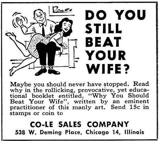 Yes, another legitimate advert. 